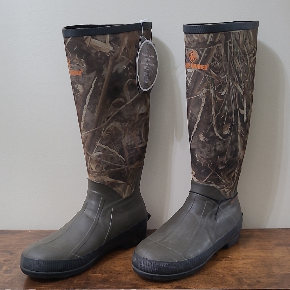 NWT Game Winner Outdoor Camouflage Waterproof Boots size 7